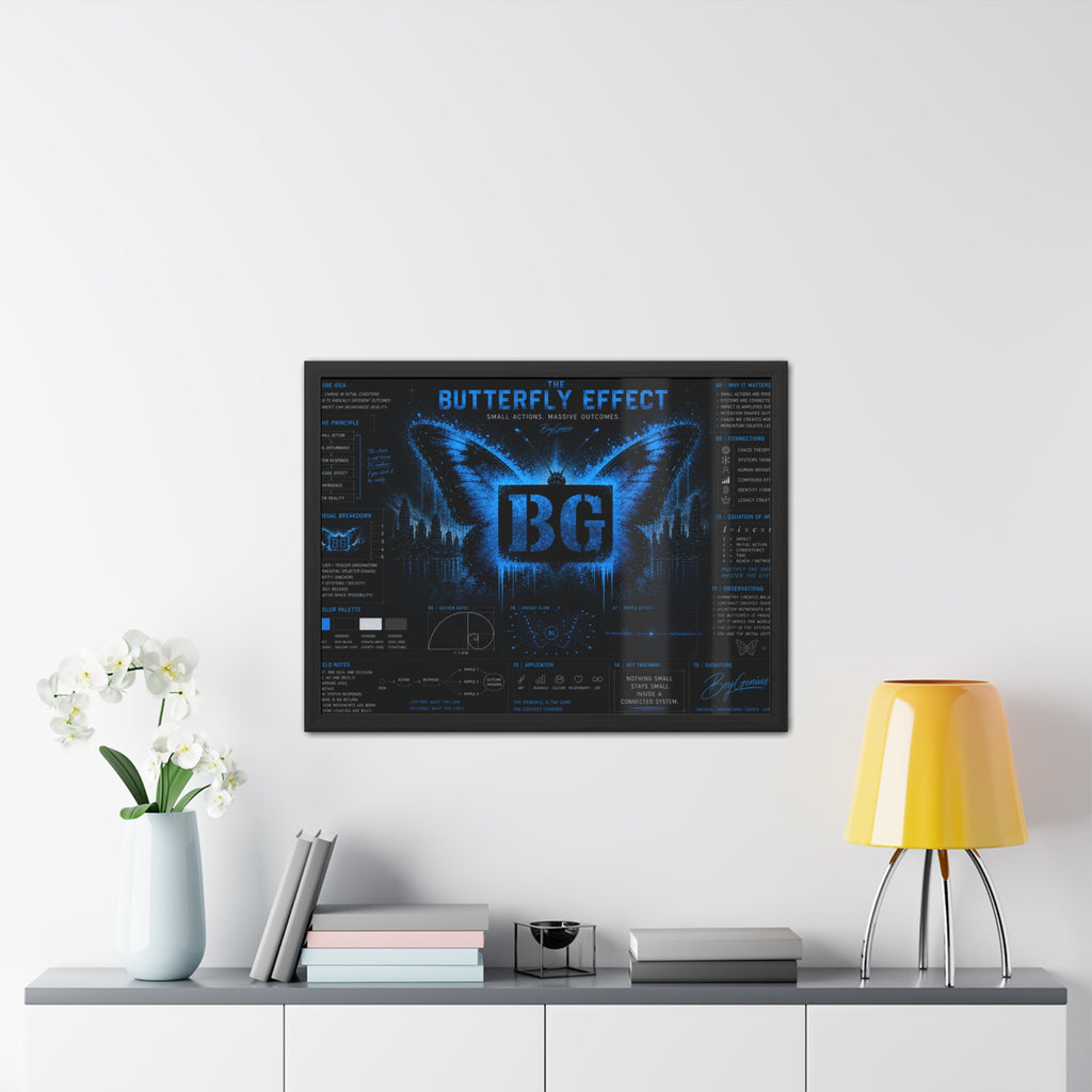 The Butterfly Effect // BC Series Framed Poster
