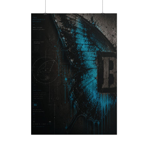 Butterfly Effect: Drip Edition // Rolled Poster