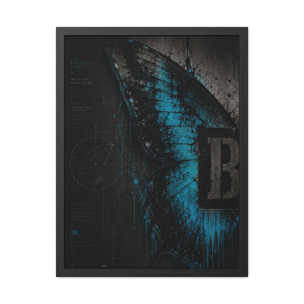 The Butterfly Effect // BC Series Framed Poster