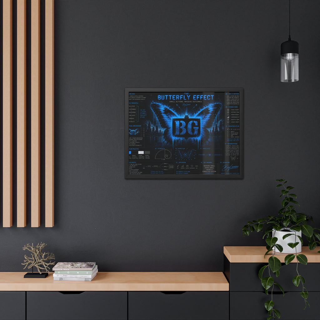 The Butterfly Effect // BC Series Framed Poster