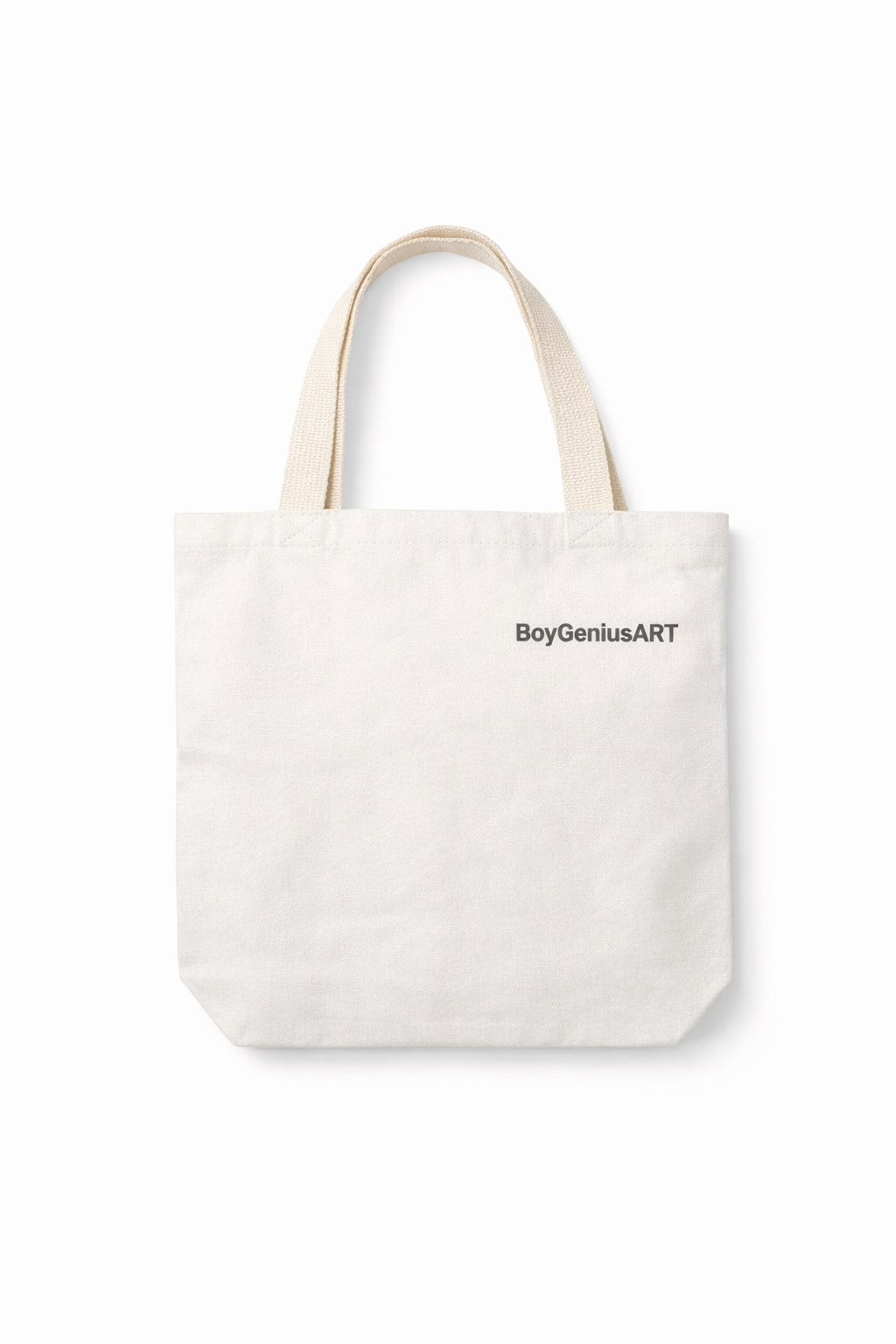 BoyGeniusART White Tote Bag