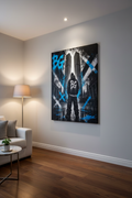 Twin Towers BG Monolith | Premium Heavy-Texture Canvas Print