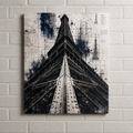 Eiffel Tower Monolith | Premium Heavy-Texture Canvas Print